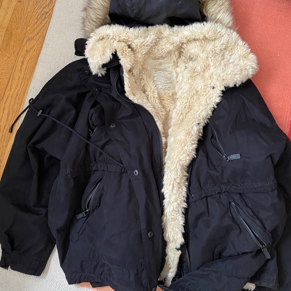 Fur lined Trafaluc parka